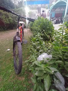 Good condition Red Colour of bicycle, of tyers, rims,