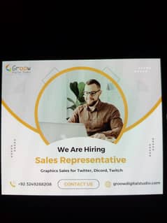 We are Hiring Sales Representative