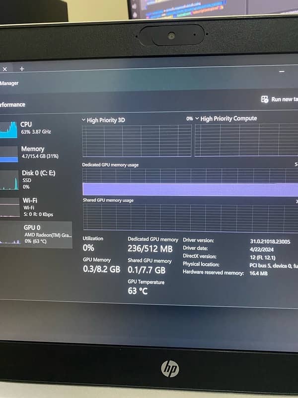 Hp 445 G7 Ryzen 5 4500u 16GB RAM 512GB Nvm Ssd 9