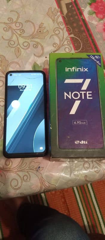 infinix Not 7 6GB 128GB with box 2