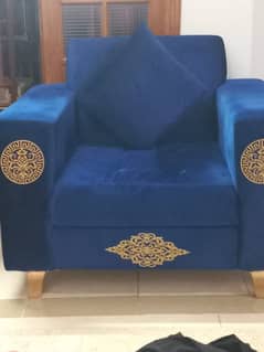 Blue color sofa set for sale