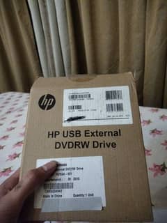 brand new HP USB external DVD-RW drive