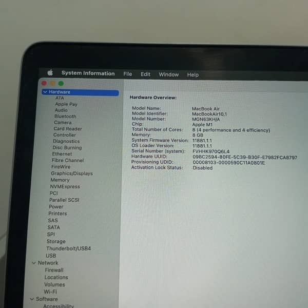 Macbook Air M1 4