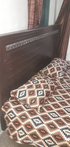 Double Bed (wooden) with Matress