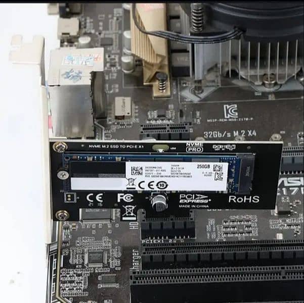 M2 NVME Riser Card M2 NVME to Pcie X1 Riser Card M2 Solid State Drive 2