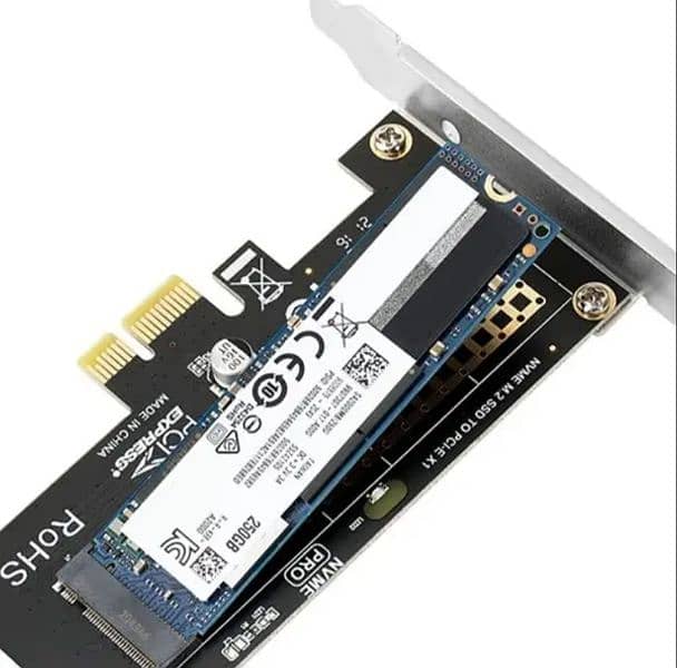 M2 NVME Riser Card M2 NVME to Pcie X1 Riser Card M2 Solid State Drive 4