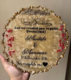 resin customized nikah try, engagement try