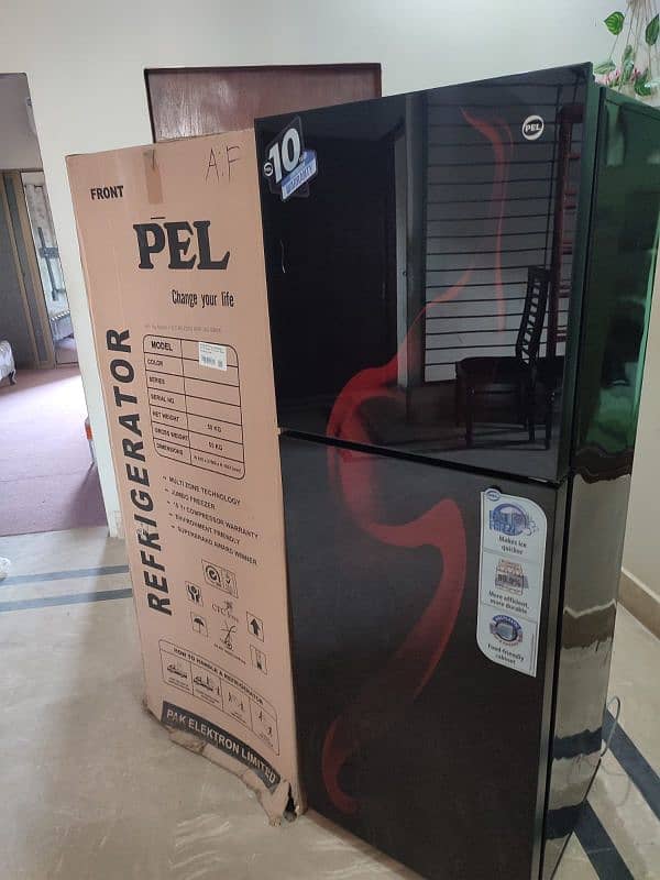 Pel fridge for urgent sale brand new box pack Mirror Glass 9