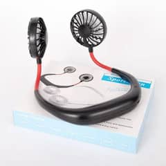 New Rechargeable Neck Fan Super Fan 360° | Bladeless Hanging Neck Fan