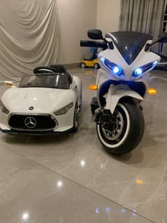 Rechargable Bike and Car for kids