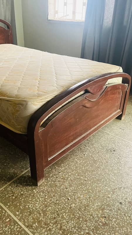 Single Bed Good Quality + MoltyForm Spring Mattress VVIP Condition 0