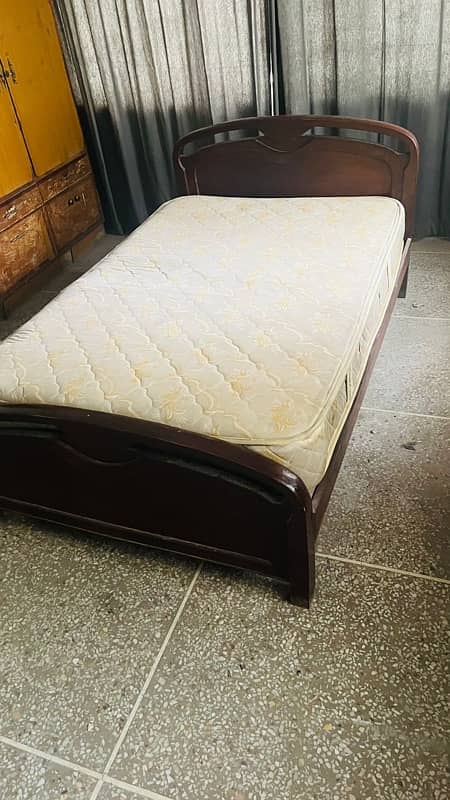 Single Bed Good Quality + MoltyForm Spring Mattress VVIP Condition 4