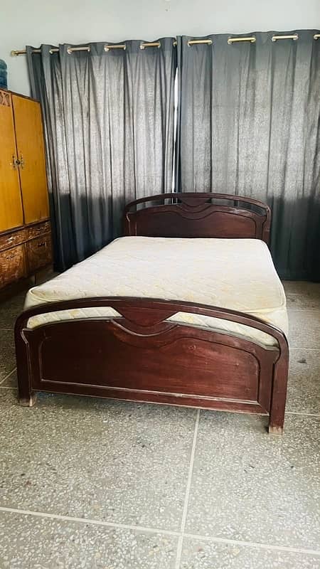 Single Bed Good Quality + MoltyForm Spring Mattress VVIP Condition 5