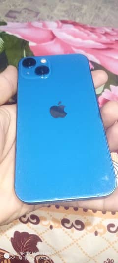 I phone 13  jv  pack 12  8 gb bettry hellth 88 all ok blu colour