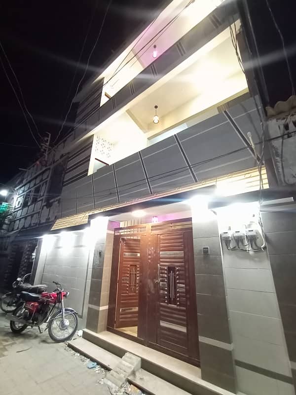 Beautiful Ground+2 house for SALE in North Karachi in 1crore 45 Lac 1