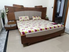 Modern bed set and Dressing