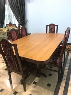 dining table with 6 chairs