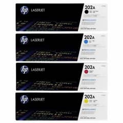 HP Laserjet 202A Toner Set (4 Colour) ;