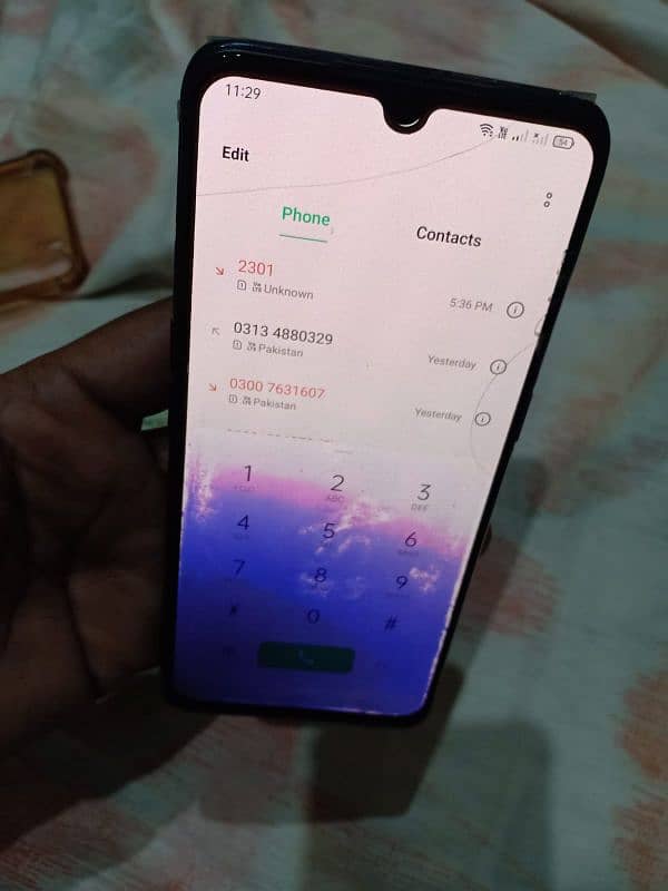 Oppo F 15.8/128 only panal damage 1