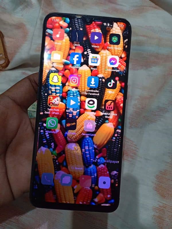 Oppo F 15.8/128 only panal damage 4