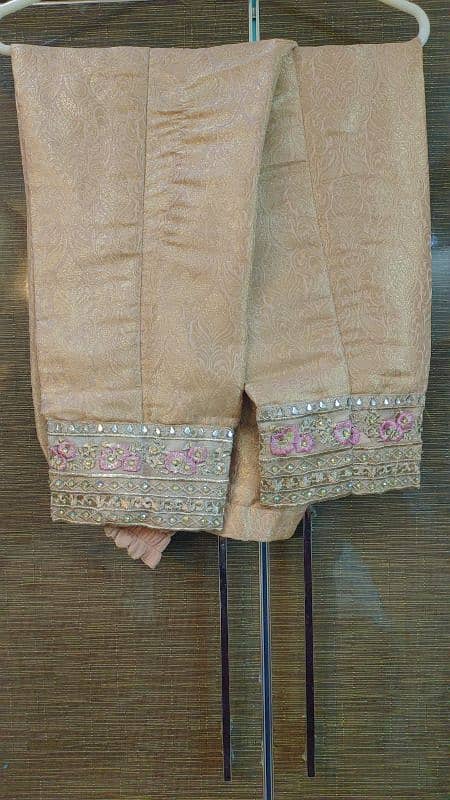 Embroidered Shirt, gharara trouser & duppata 3