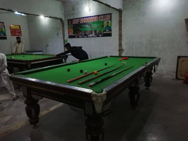 snooker table size 5/10 0