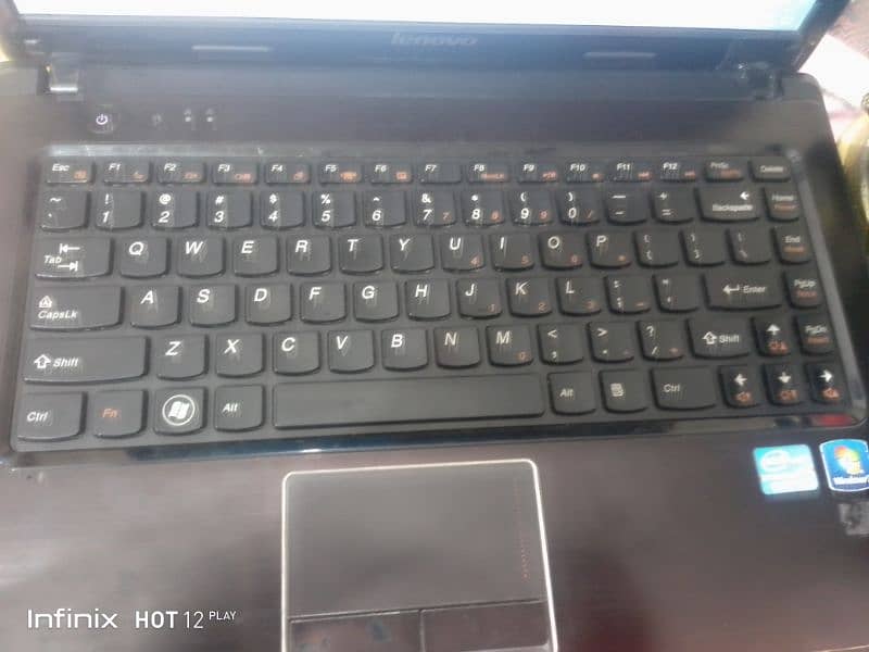 it is Lenovo laptop icor 3 generation window 10 with black colour 6