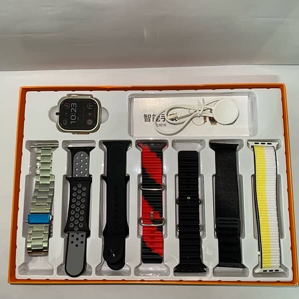 apple watch ultra 2  smart watch 7 straps 7in1 2