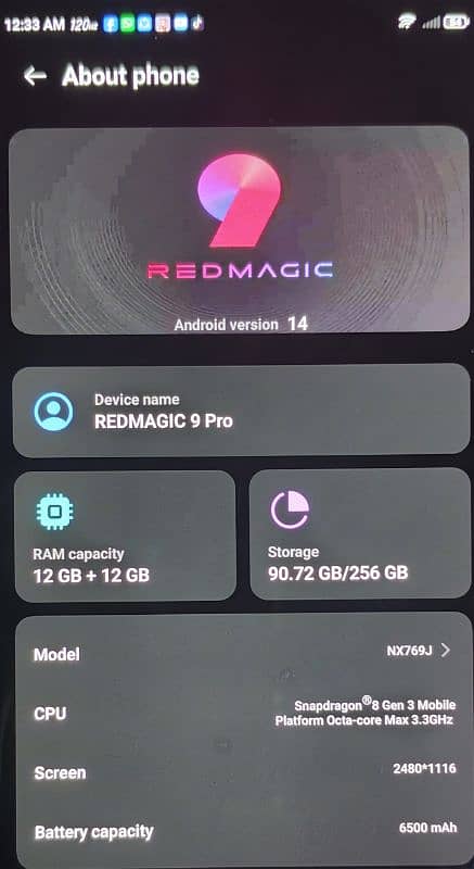 Red magic 9pro 1