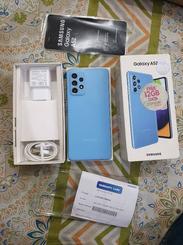 Samsung Galaxy A52 100% genuine Official PTA 1