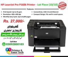 HP, Canon, Epson - LaserJet Printer P2055dn, LBP 6030W, P1606 for sell