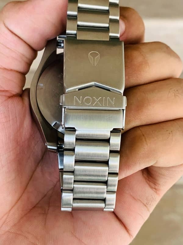 Nixon Men's A9591258-00 Descender Swiss Quartz Silver $$ Watch 45mm 4