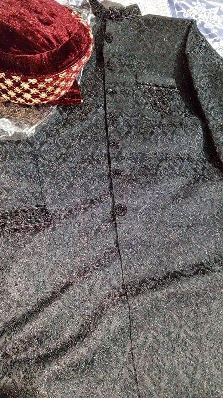 Title: "Groom’s Designer Outfit - Sherwani & Coat Pant (Like New)" 1