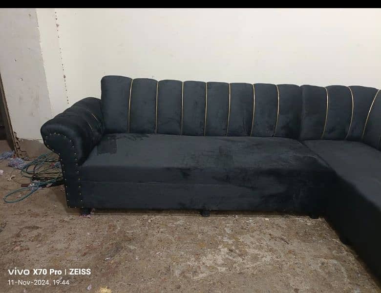 6 seater L shaped new sofa 0