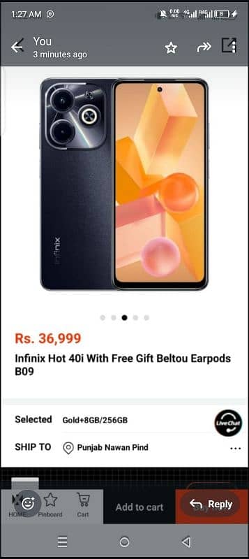 INFINIX HOT 40i FOR SALE 10