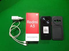 Xiaomi redmi A3 4/128Gb 10/10 Pta Approved With box and accessories.