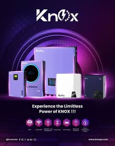 Knox All off-grid hybrid & On-grid inverters avilable