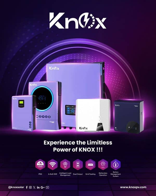 Knox All off-grid hybrid & On-grid inverters avilable 0