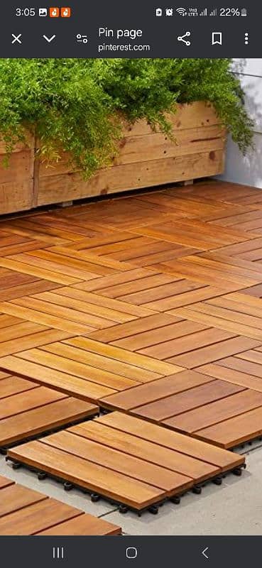 interlocking wood deck from. interwood for sale 1