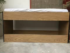 single Wooden Bed