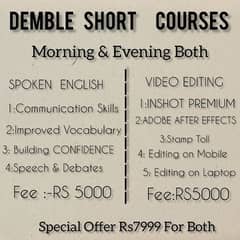 SPOKEN ENGLISH & VIDEO EDITING COURSE