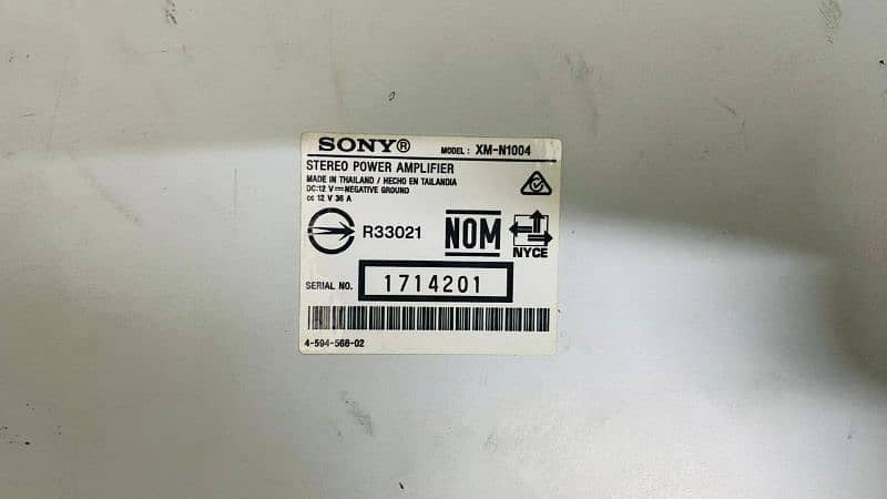 SONY AMPLIFIER BRAND NEW CONDITION 6