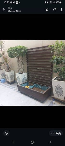 big wooden planters 3