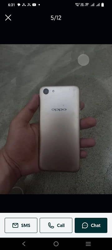 Oppo a83 mobile pearl golden colour total genuine good condition 14