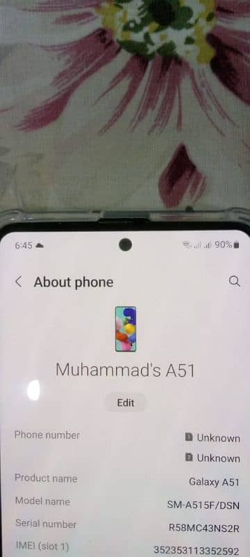 SAMSUNG A51. . 6/128 URGENT SALE 4