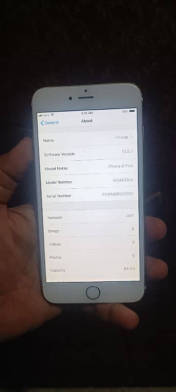 iphone 6 plus PTA approved 64 gb 3