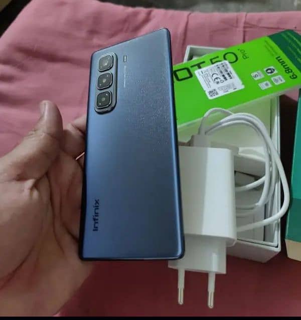 Infinix Hot 50 pro+ edge 8+8/256GB just box open full warranty approx 1