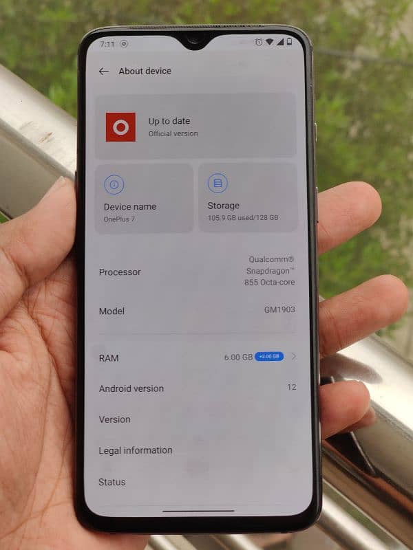 OnePlus 7  8/128GB 10/10 Condition PTA Approved 1