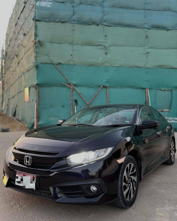 Honda Civic RS Turbo Model 2017 Black Extra ordinary Condition 2