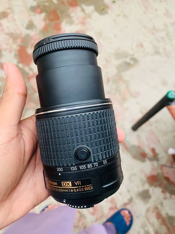 Nikon 55 200 auto focus zooming Vr lens whatsapp number 03274739624 0